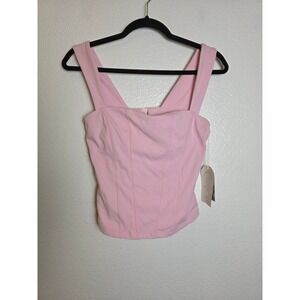 Blogilates Tiny Bows Corset Tank Light Pink Size Small